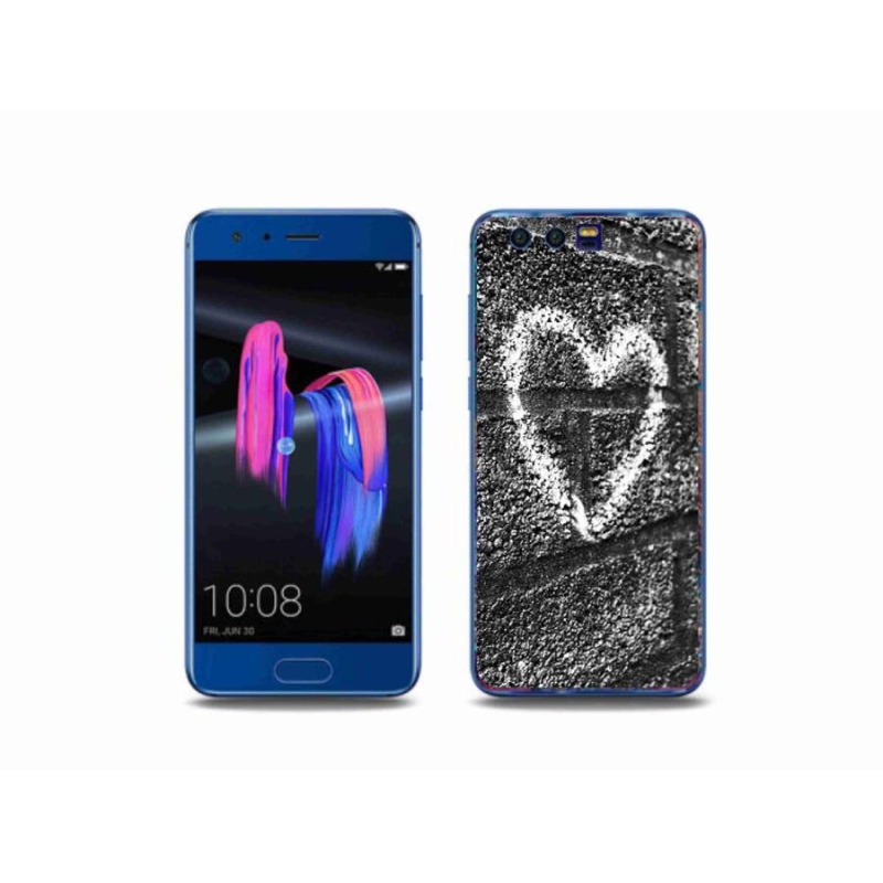 Zselés borítás mmCase a Honor 9-hez - szív a falon
