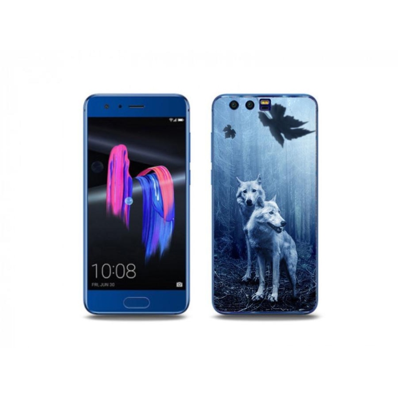 Gél borítás mmCase a Honor 9-hez - farkasok az erdőben