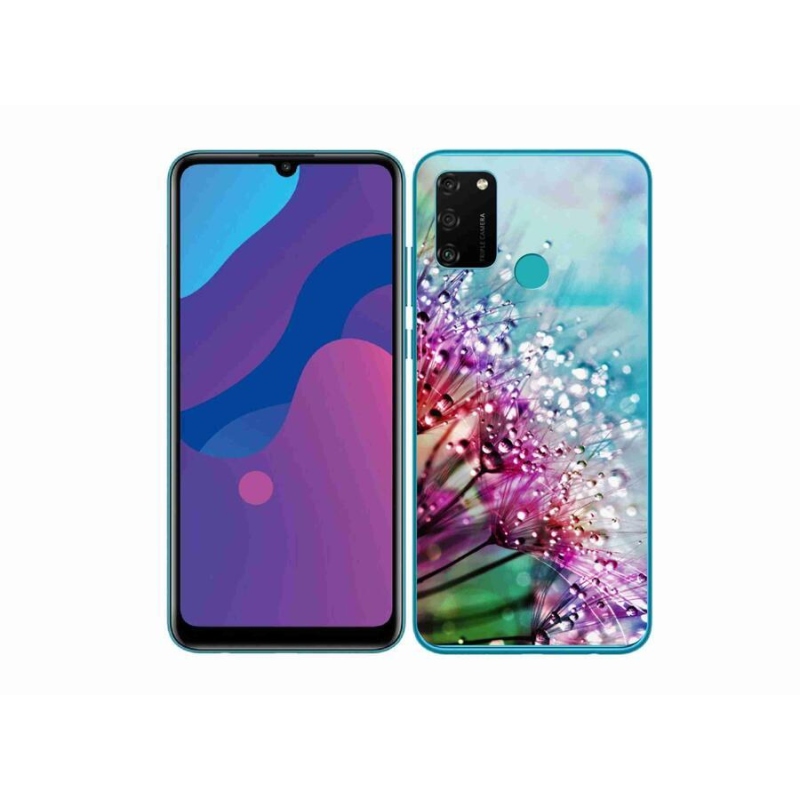 Gél borítás mmCase a Honor 9A számára - színes virágok