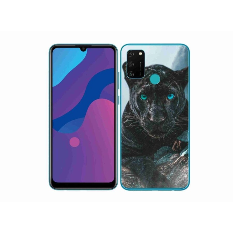 Zselés borítás mmCase a Honor 9A-hoz - fekete párduc