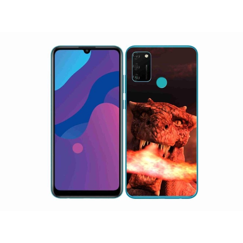 Zselés borítás mmCase a Honor 9A-hoz - sárkány