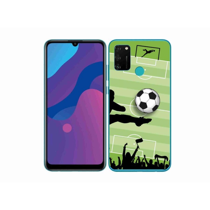 Zselés borítás mmCase a Honor 9A számára - futball 3