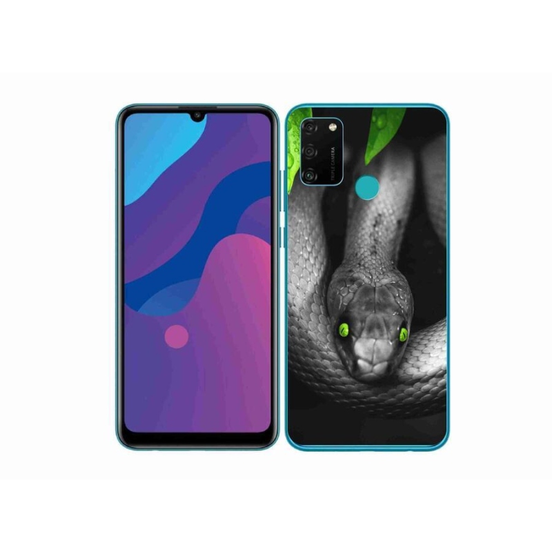 Gél borítás mmCase a Honor 9A számára - kígyó