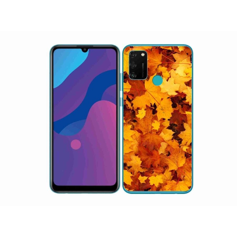 Zselés borítás mmCase a Honor 9A-hoz - juharlevelek