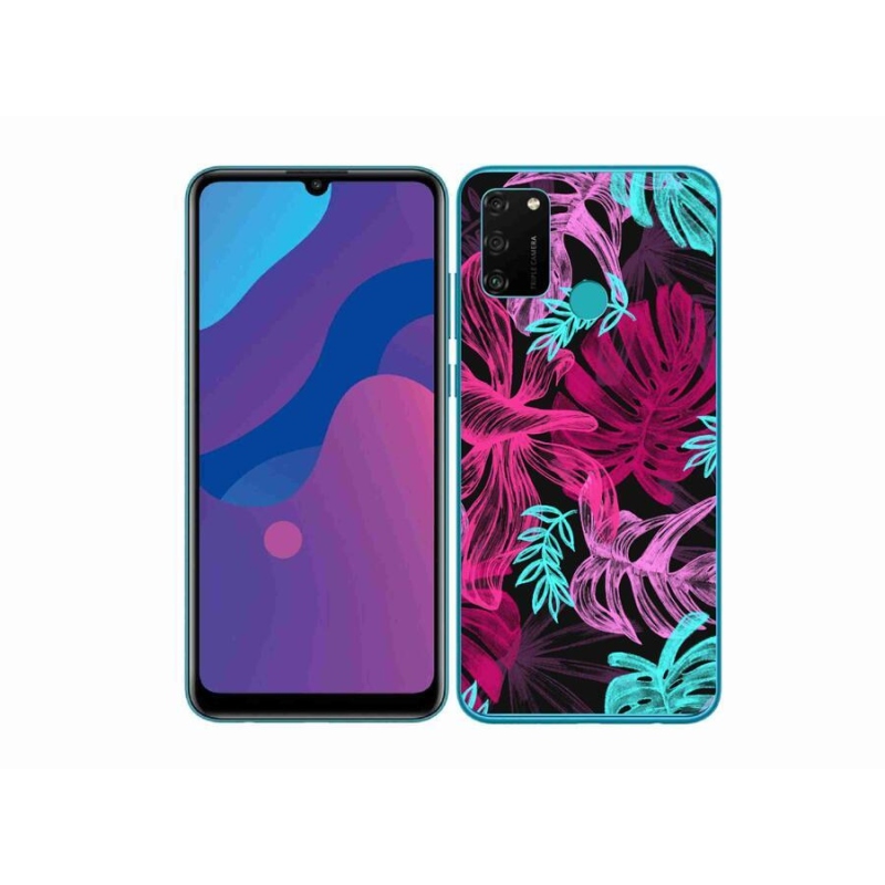 Zselés borítás mmCase a Honor 9A számára - virágok 1