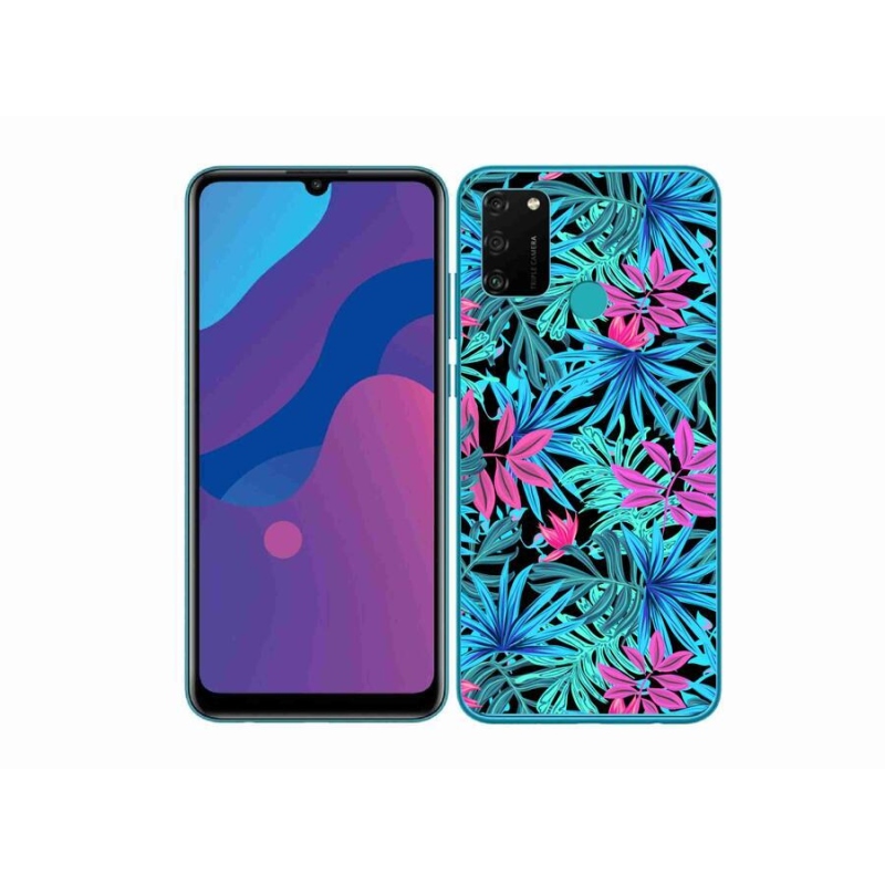 Zselés borítás mmCase a Honor 9A számára - virágok 3