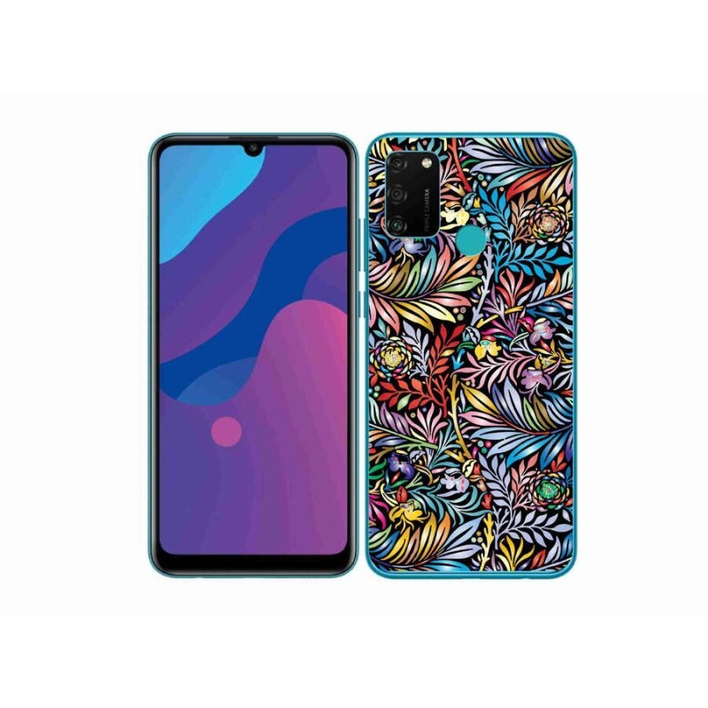 Zselés borítás mmCase a Honor 9A számára - virágok 5