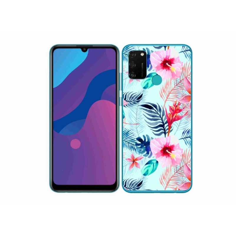 Zselés borítás mmCase a Honor 9A számára - virágok