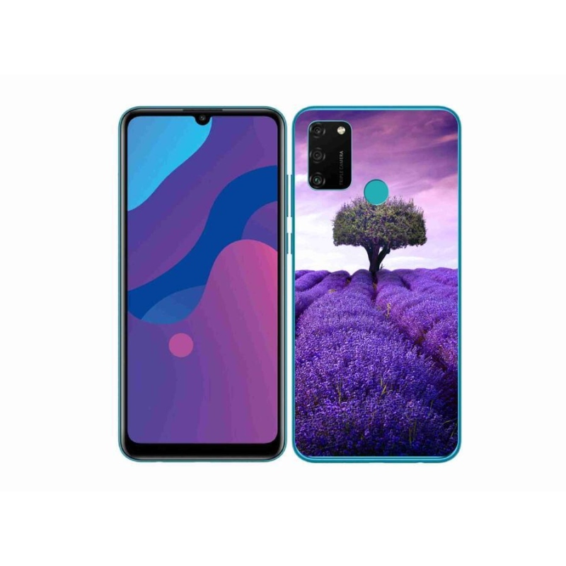 Zselés borítás mmCase a Honor 9A számára - levendula rét