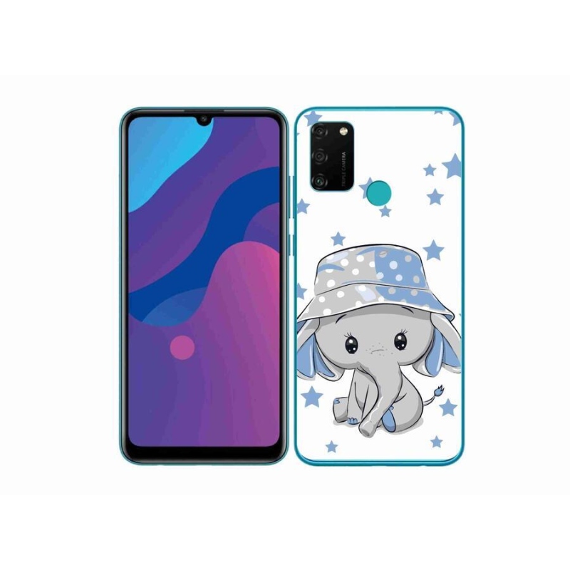 Zselés borítás mmCase a Honor 9A-hoz - kék elefánt