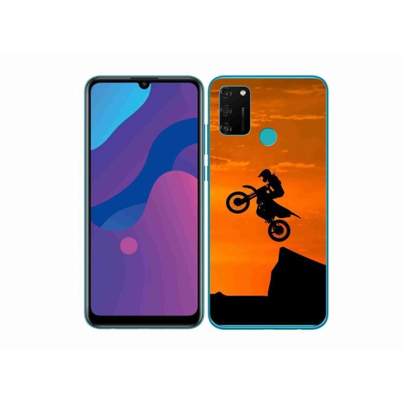 Zselés borítás mmCase a Honor 9A számára - motocross