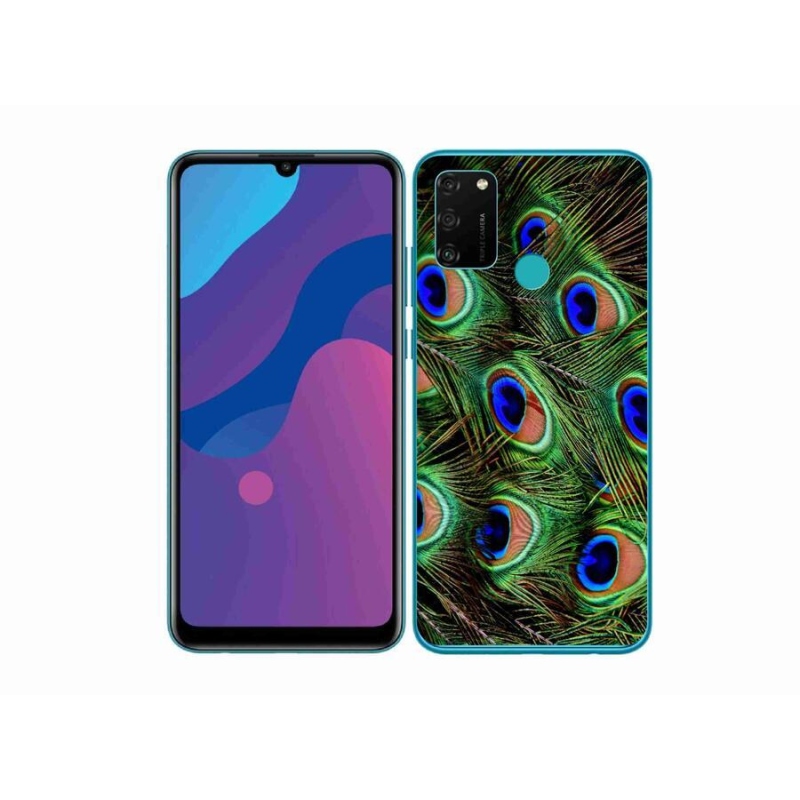 Zselés borítás mmCase a Honor 9A-hoz - pávatoll