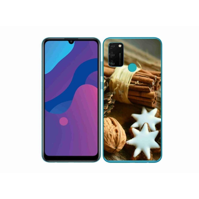 Gél borítás mmCase a Honor 9A számára - fahéj és mézeskalács