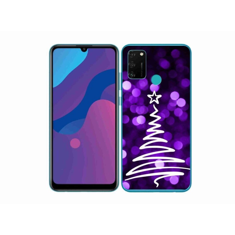 Zselés borítás mmCase a Honor 9A számára - fa