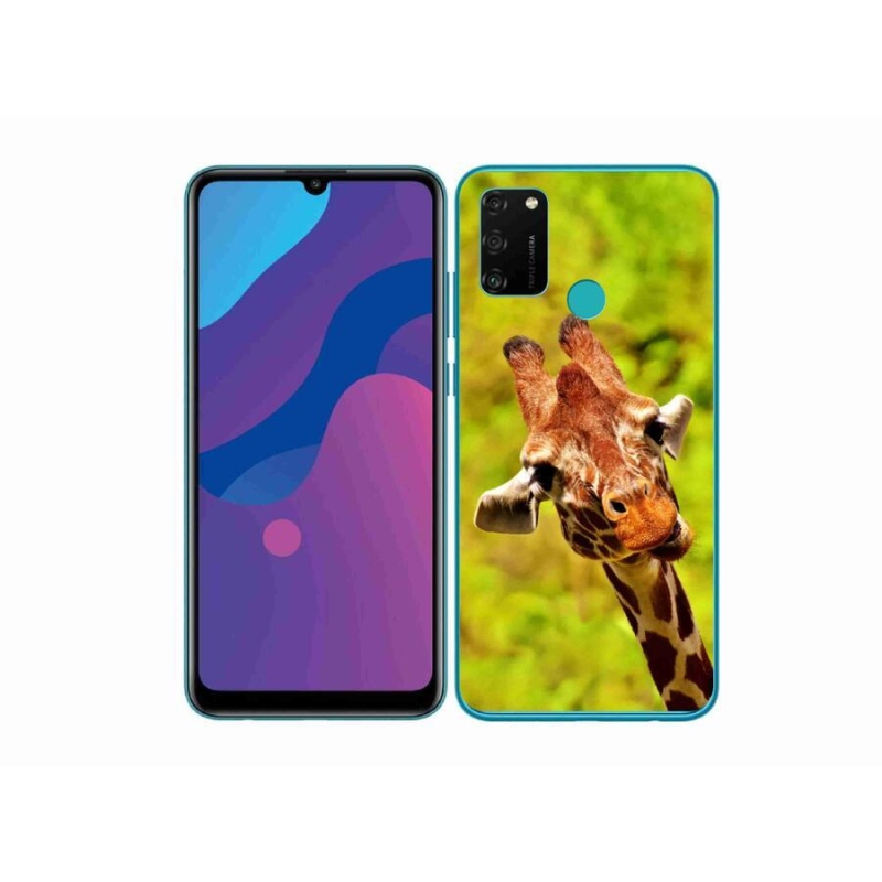 Zselés borítás mmCase a Honor 9A-hoz - zsiráf