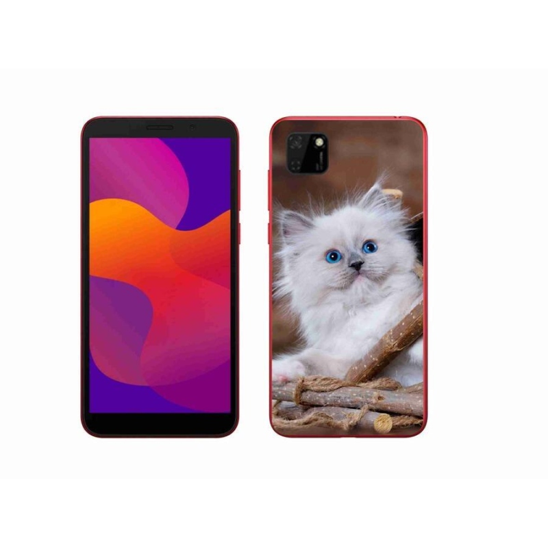 Gél borítás mmCase a Honor 9S-hez - fehér cica