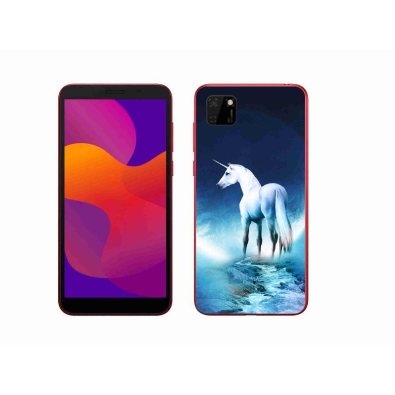 Zselés borítás mmCase a Honor 9S-hez - fehér egyszarvú