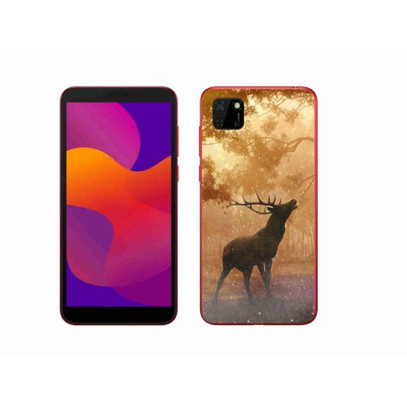 Zselés borítás mmCase a Honor 9S-hez - szarvas a szarvasbőgésben