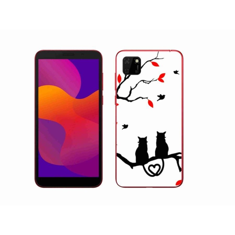 Gél borítás mmCase a Honor 9S-hez - macska szeretet