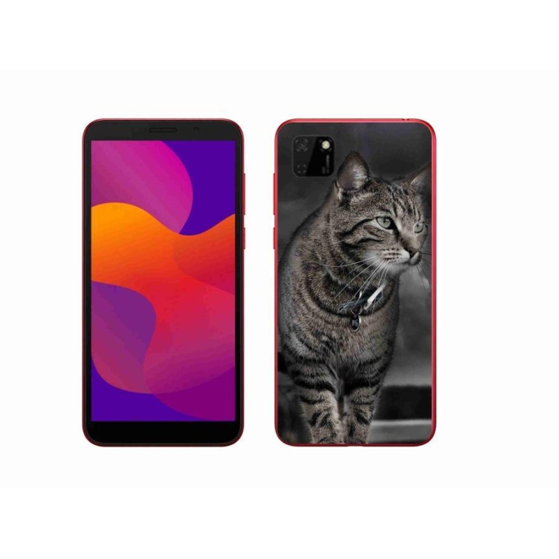 Zselés borítás mmCase a Honor 9S számára - macska