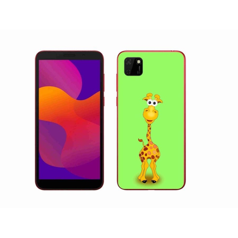 Zselés borítás mmCase a Honor 9S-hez - rajzfilm zsiráf