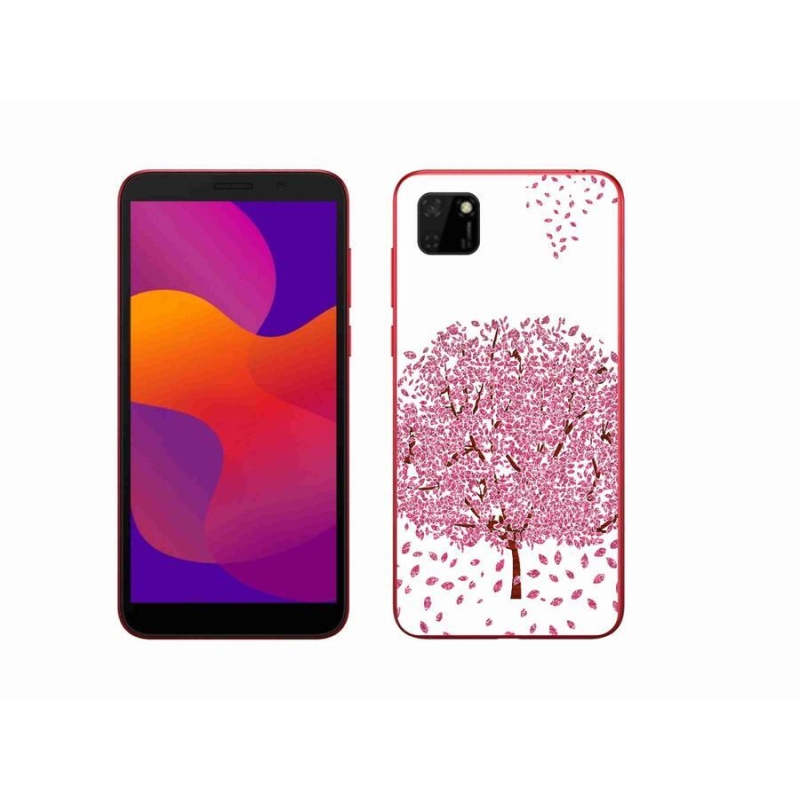 Gél borítás mmCase a Honor 9S-hez - rajzfilmfa levelekkel