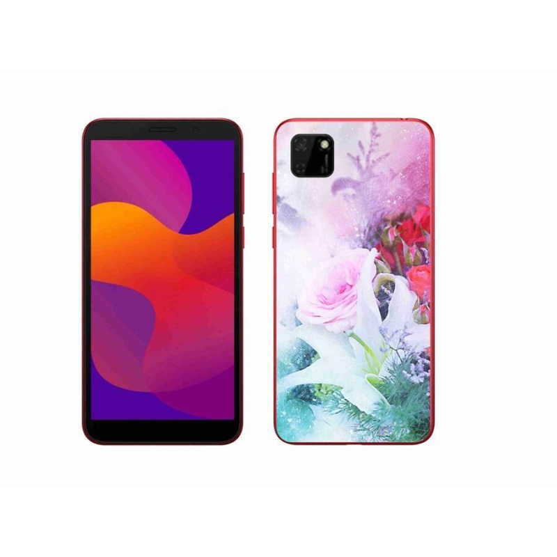 Zselés borítás mmCase a Honor 9S-hez - virágok 4