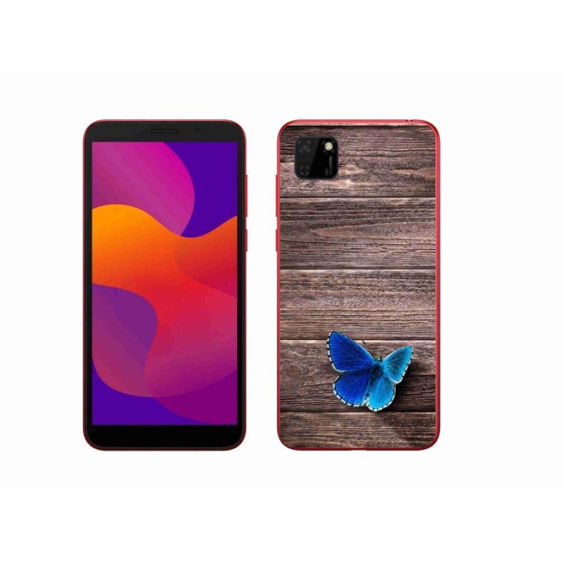 Zselés borítás mmCase a Honor 9S-hez - kék pillangó 1