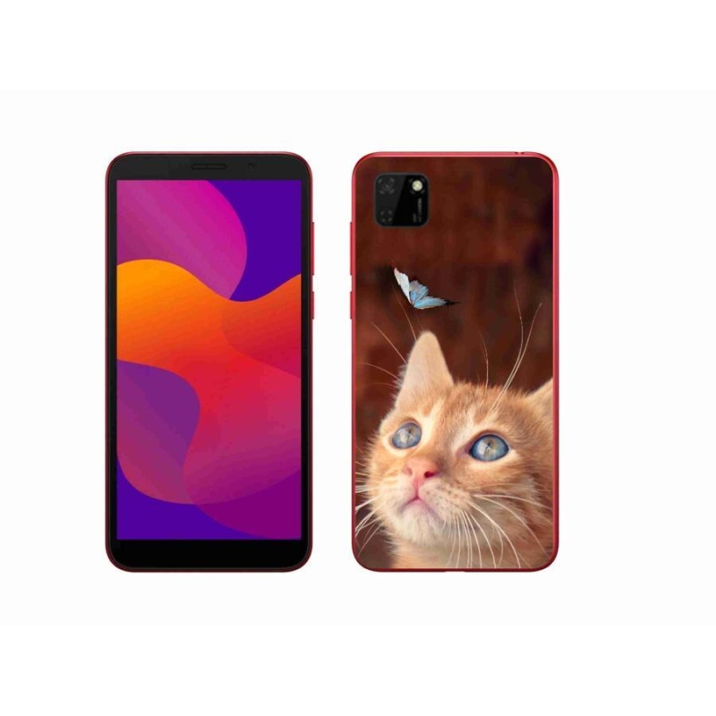 Gél borítás mmCase a Honor 9S-hez - pillangó és cica