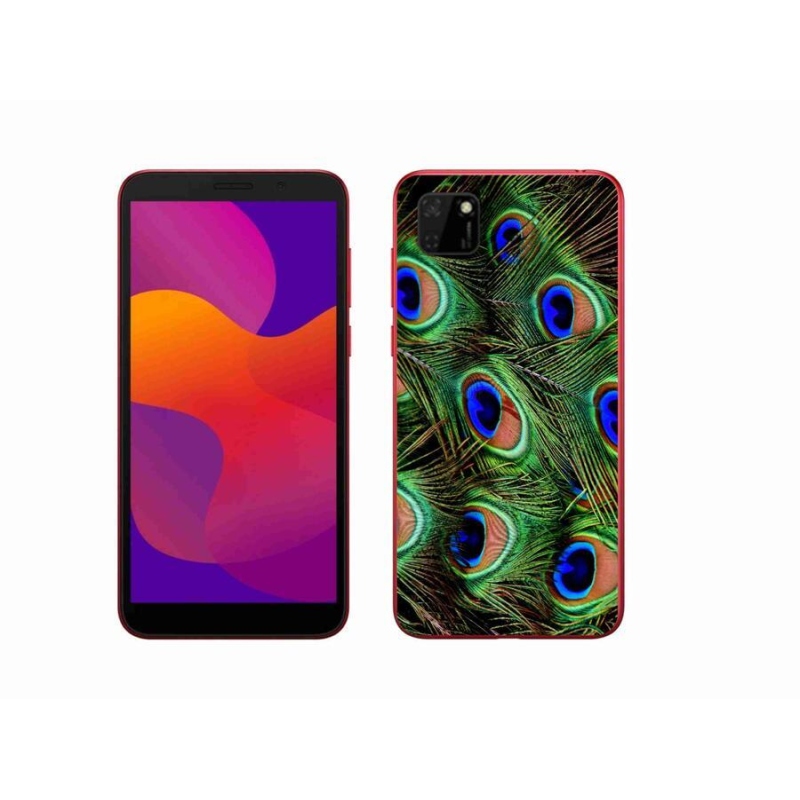 Zselés borítás mmCase a Honor 9S-hez - pávatoll