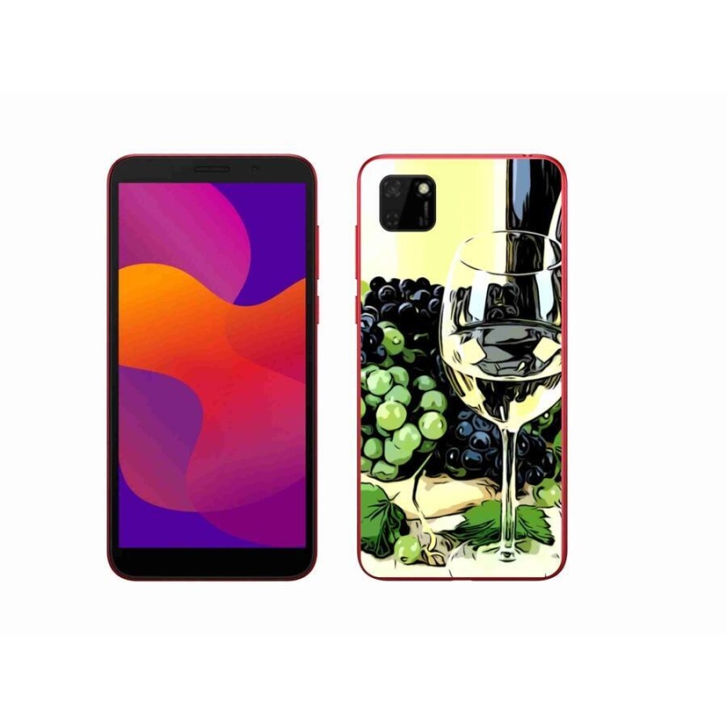 Gél borítás mmCase a Honor 9S számára - pohár bor