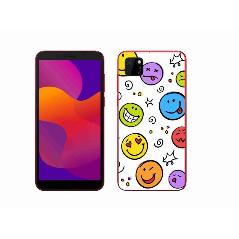 Gél borítás mmCase a Honor 9S számára - smiley-k