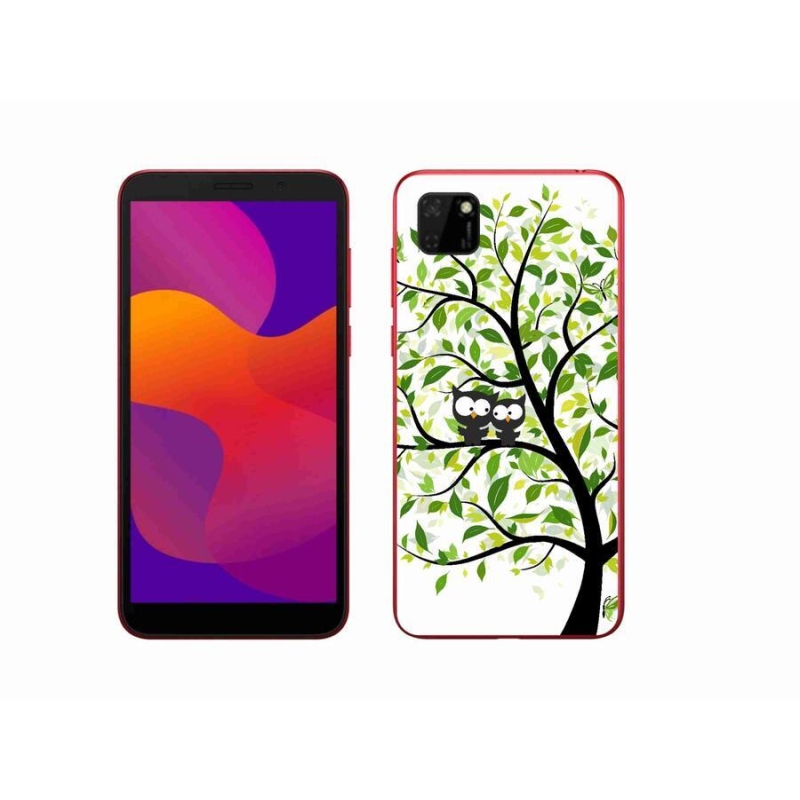 Zselés borítás mmCase a Honor 9S számára - baglyok a fán