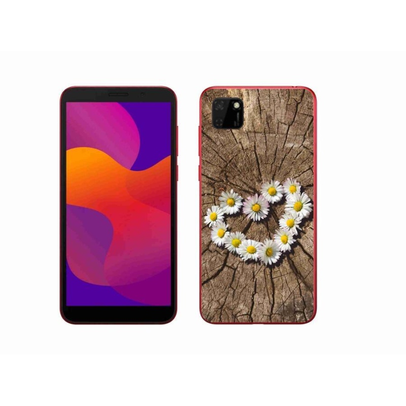 Zselés borítás mmCase a Honor 9S-hez - százszorszépek szíve