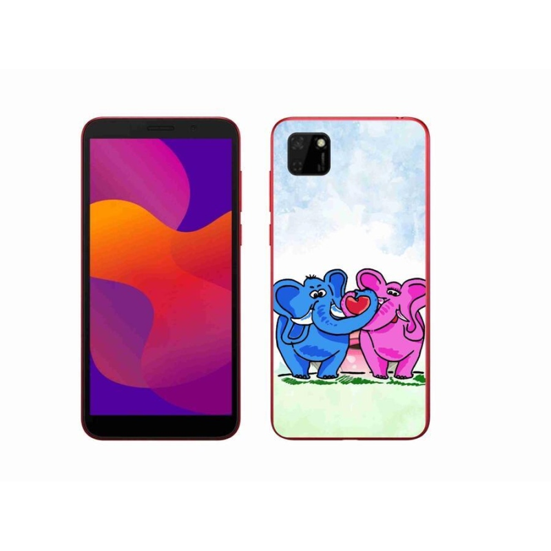 Gél borítás mmCase a Honor 9S-hez - szerelmes elefántok