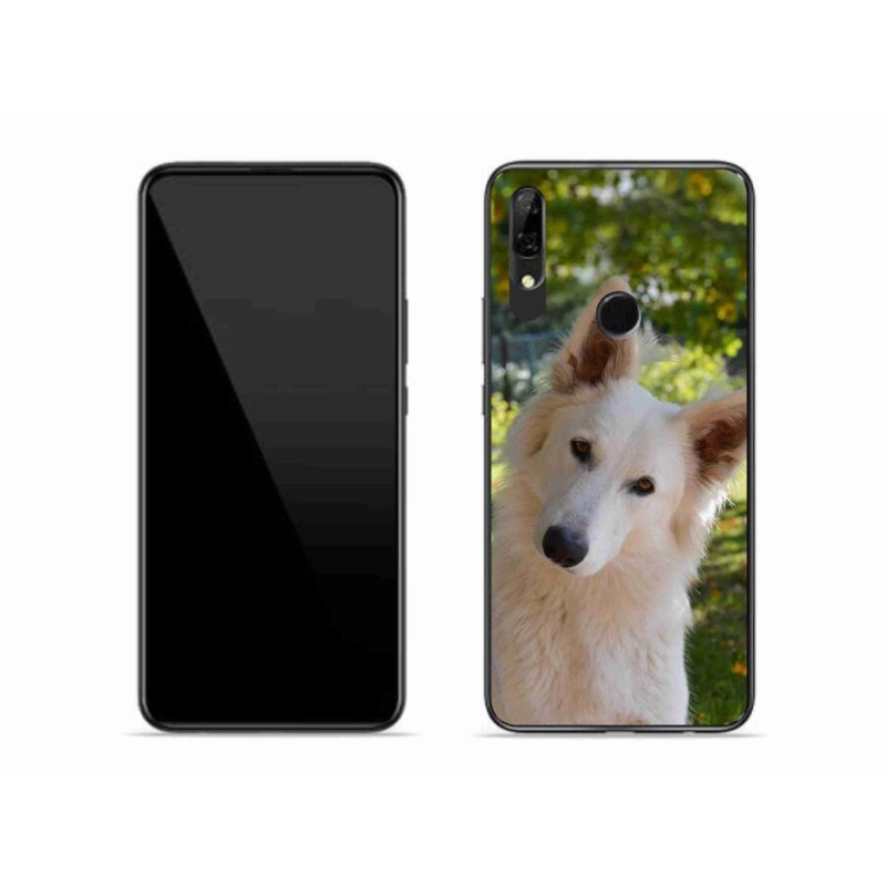 Gél borítás mmCase for Honor 9X - fehér Svájci juhász 1