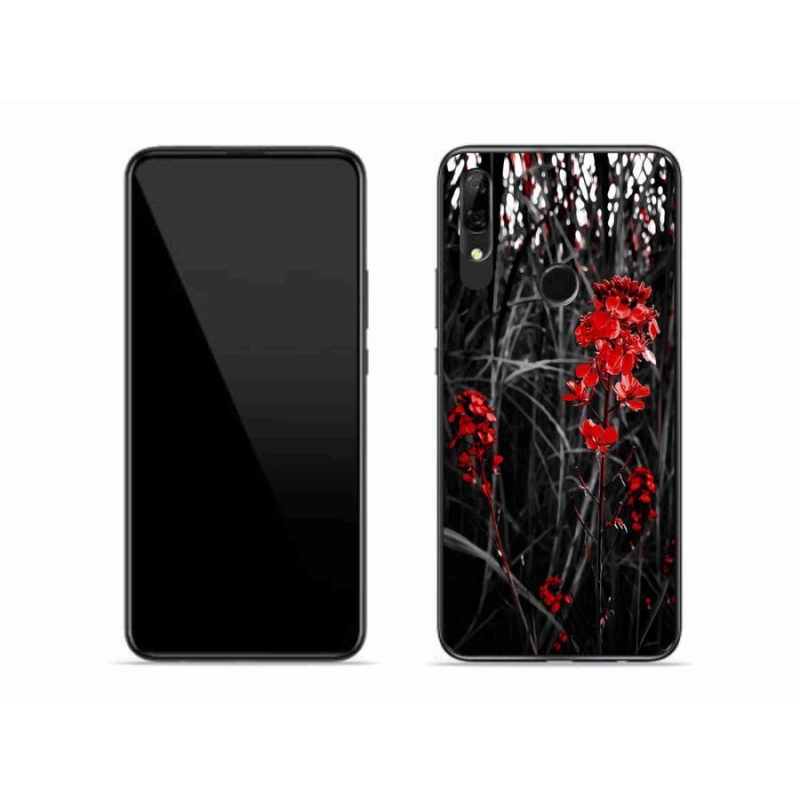 Zselés borítás mmCase a Honor 9X-hez - piros növényhez