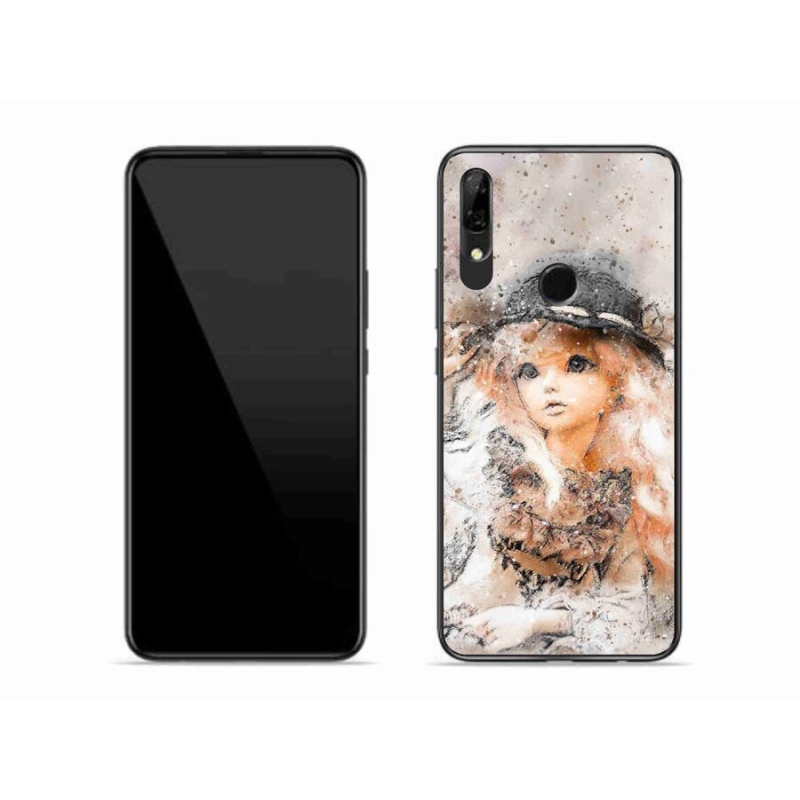 Gél borítás mmCase a Honor 9X készülékhez - lány kalapban