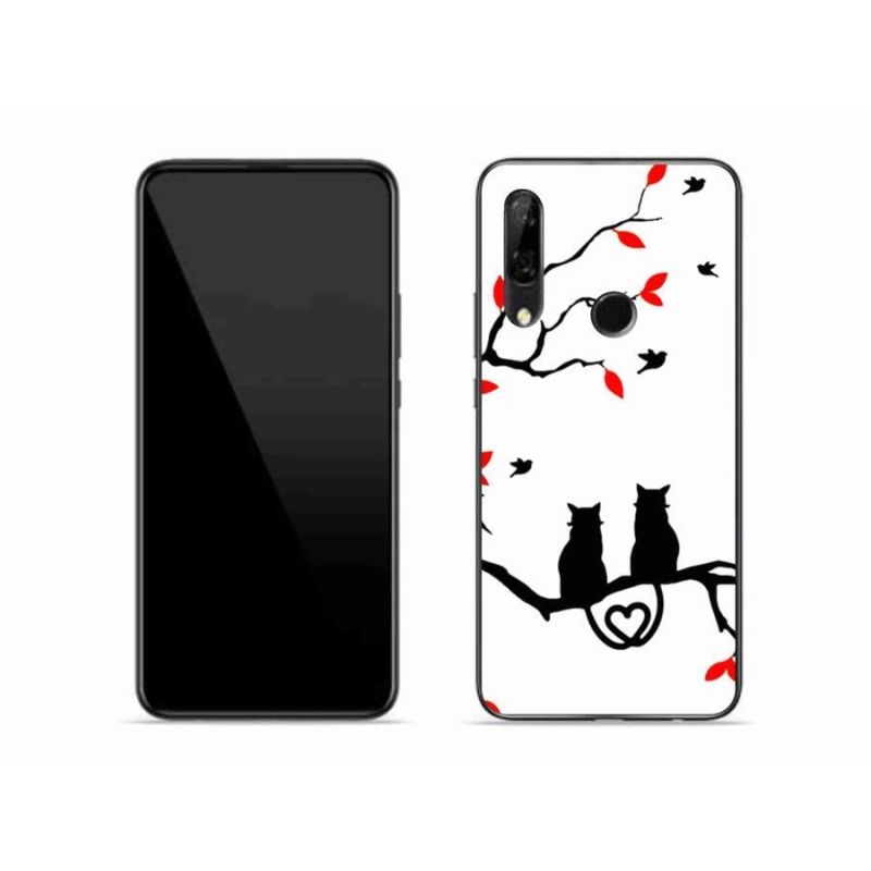 Gél borító mmCase a Honor 9X-hez - macskaszerelem