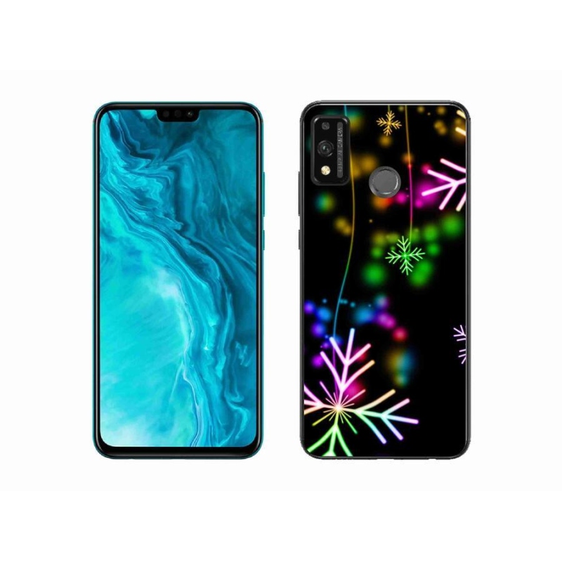 Gél borítás mmCase a Honor 9X Lite készülékhez - színes pelyhekkel