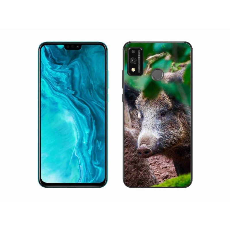 Zselés borítás mmCase a Honor 9X Lite-hoz - vaddisznó