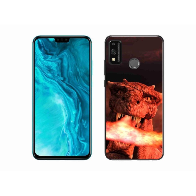 Zselés borítás mmCase a Honor 9X Lite készülékhez - sárkány