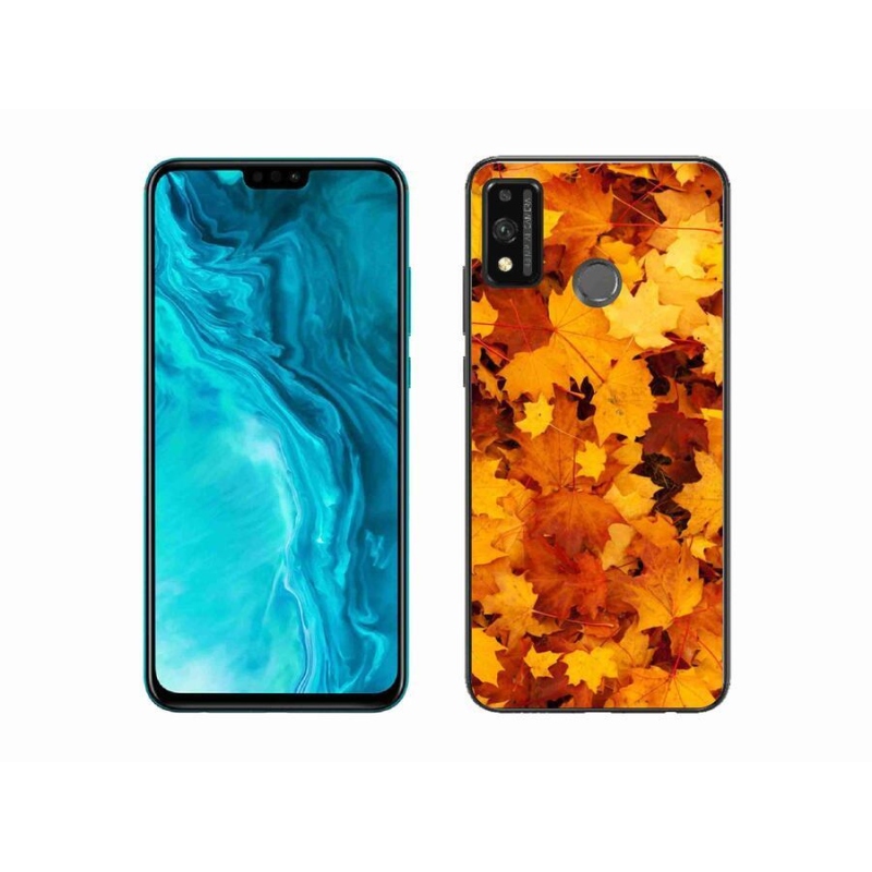 Gél borítás mmCase a Honor 9X Lite készülékhez - juharlevelek