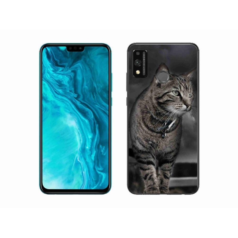 Gél borítás mmCase a Honor 9X Lite készülékhez - macska