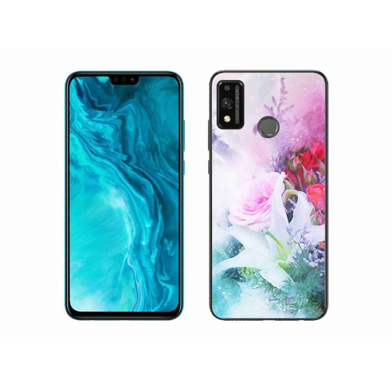 Gél borító mmCase a Honor 9X Lite-hoz - virágok 4