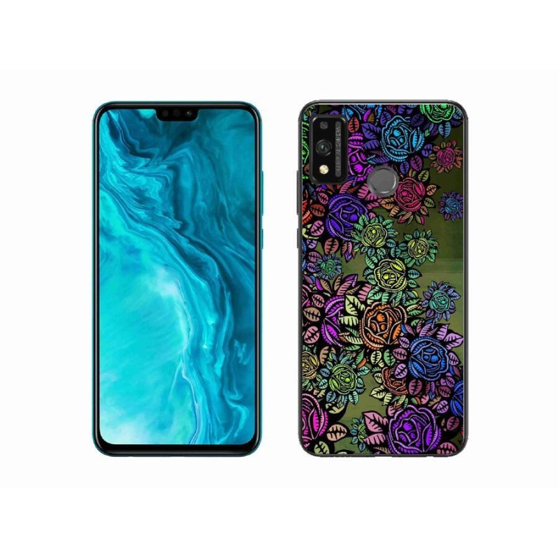 Gél borító mmCase a Honor 9X Lite készülékhez - virágok 6