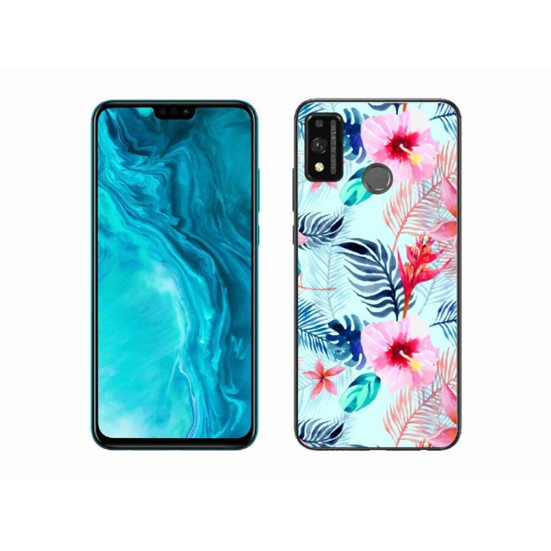 Gél borítás mmCase a Honor 9X Lite készülékhez - virágok