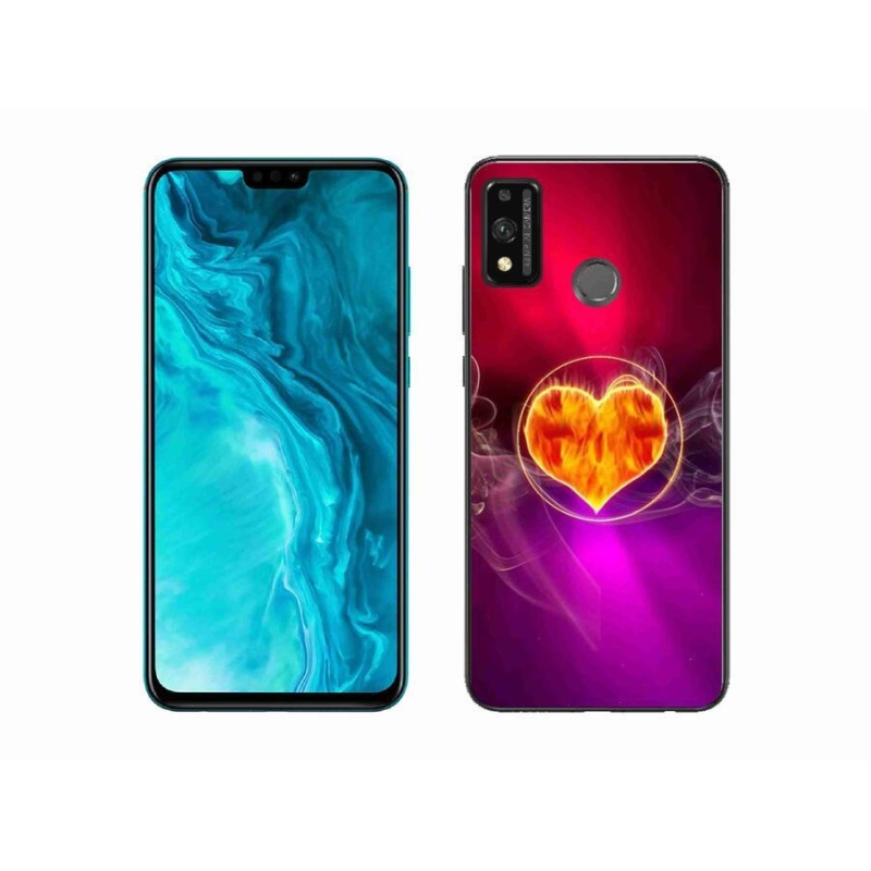 Gél borítás mmCase a Honor 9X Lite készülékhez - tüzes szív