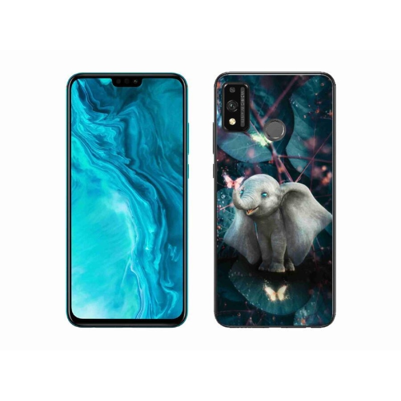 Gél borítás mmCase a Honor 9X Lite készülékhez - aranyos elefánt