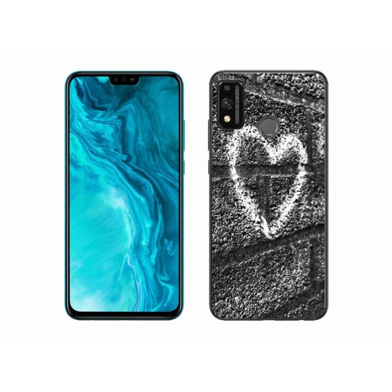 Zselés borítás mmCase a Honor 9X Lite-hoz - szív a falon